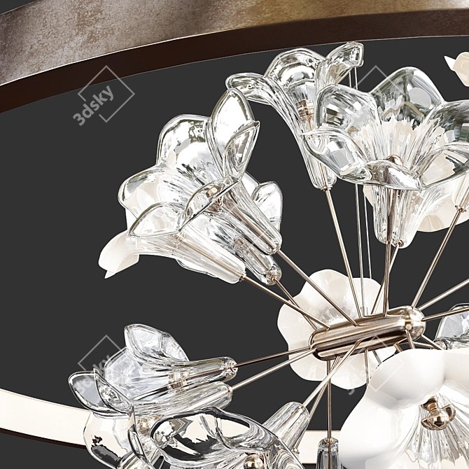 Elegant Clayton Chandelier - Stunning Lighting Fixture 3D model image 3