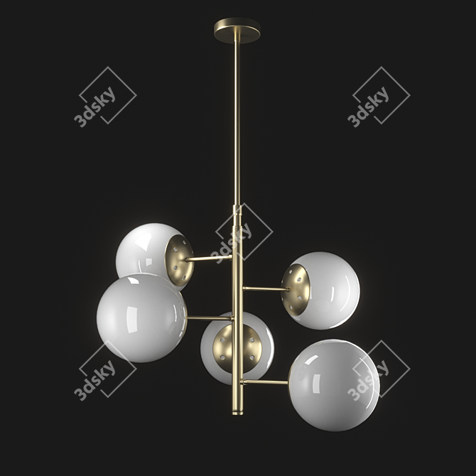 Modern Dar Lighting Bombazine Pendant 3D model image 2