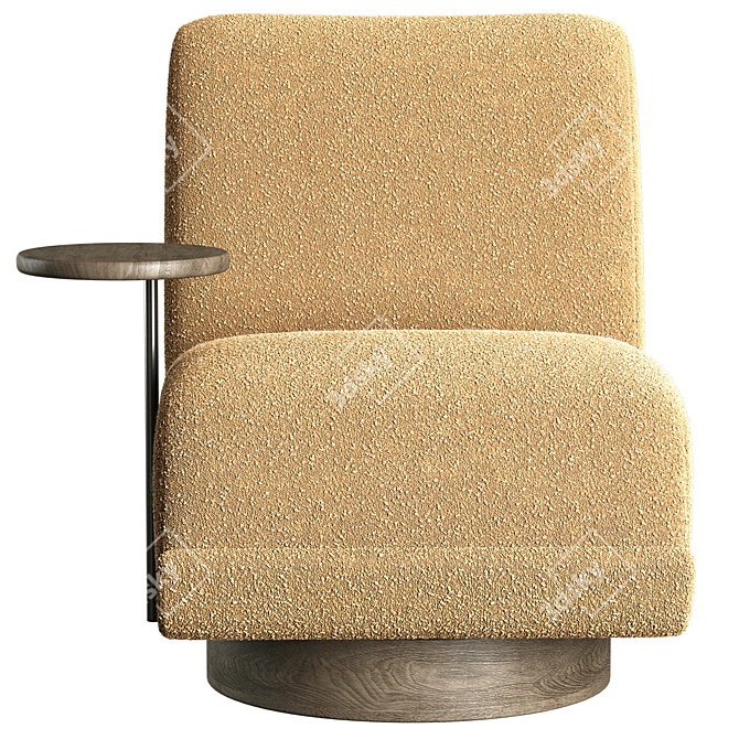 Bronwyn Swivel Chair: Modern Elegance, Perfect Swivel 3D model image 19