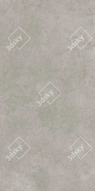 Hyper Silver Floor Tiles 60x120 3D model image 3