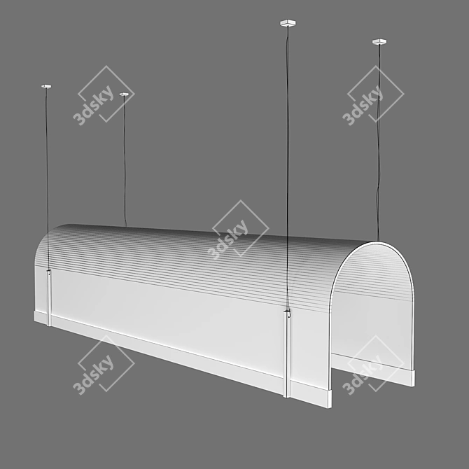 Elegant Pendant Light - Tunnel Illuminate 3D model image 3