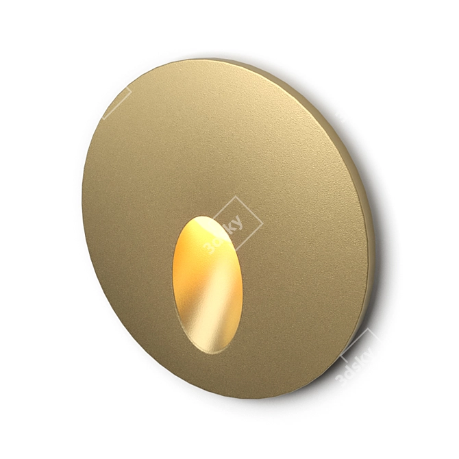 Recessed LED Stair Light - Radiant Glow 3D model image 4