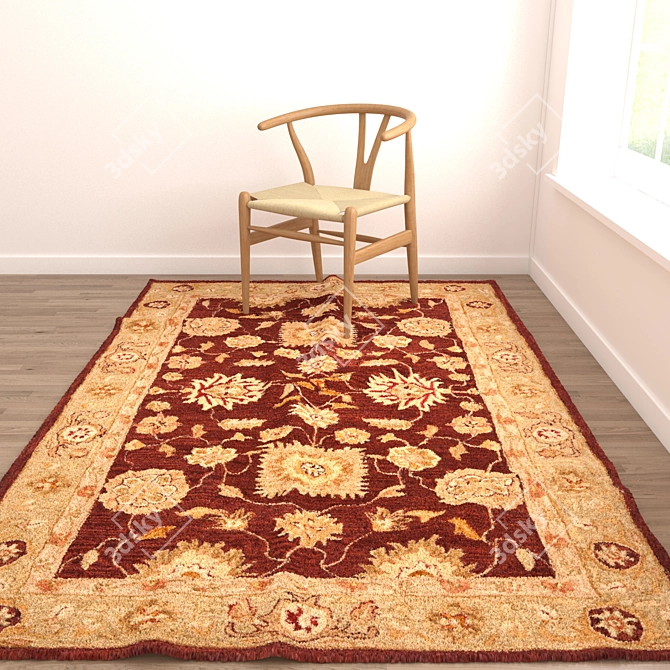 Versatile Rug Set for Stunning Renders 3D model image 4