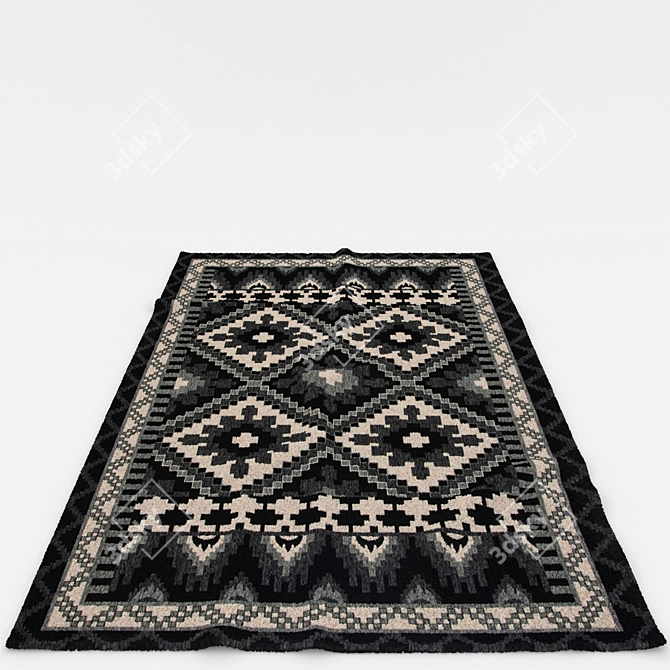 Versatile Rug Set with VRayFur 3D model image 3