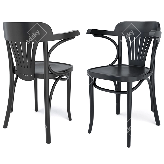 Fameg 165: Versatile Chair & Armchair & Barstool 3D model image 2
