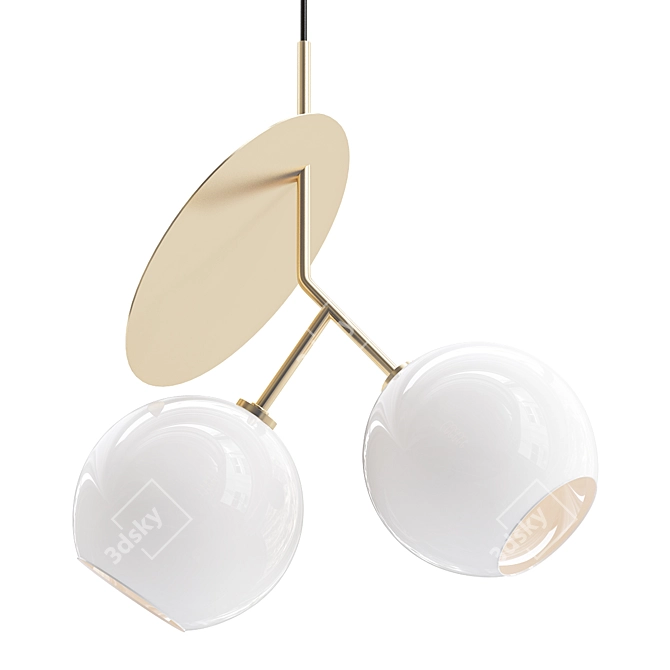 Charming Cherry Design Lamps 3D model image 1