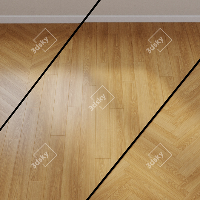 Haro Tritty 100 Silent PRO: Elegant Oak Laminate 3D model image 1