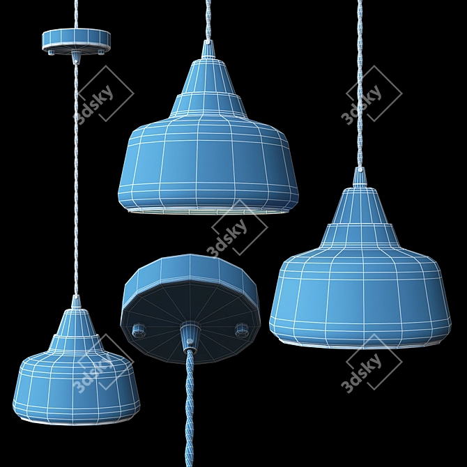 Elegant Benito Lamp 3D model image 2