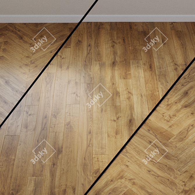 HARO TRITTY 90 Oak Terana Laminate 3D model image 1