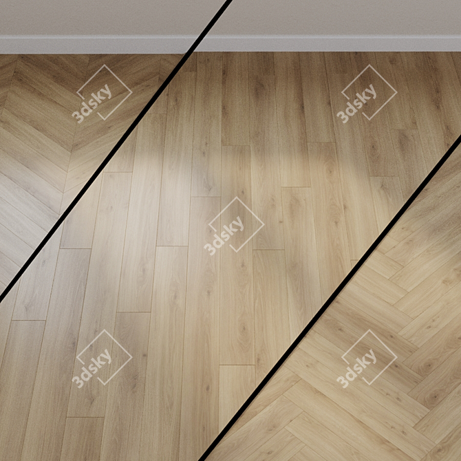 HARO Laminate Flooring TRITTY Emilia Puro 3D model image 1