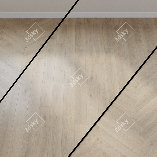 HARO TRITTY 100 Oak Contour Laminate: Authentic Top Connect 3D model image 1