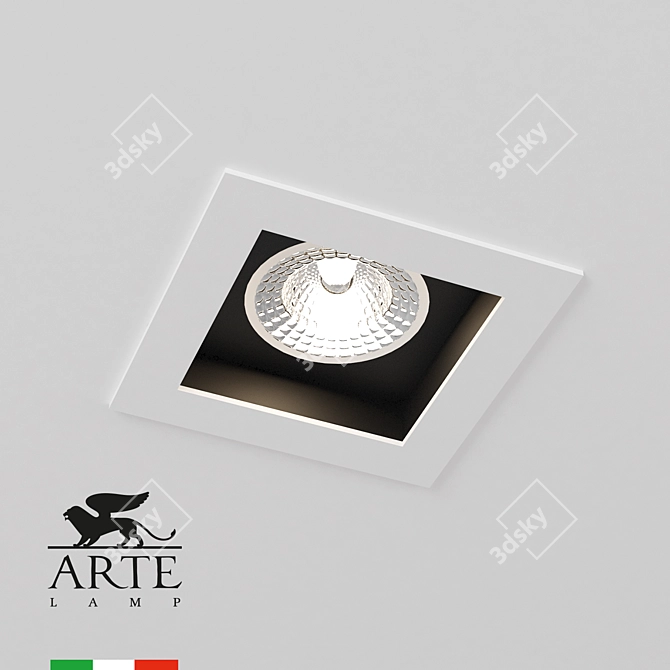 ARTE Lamp GRADO A2705PL-1WH: Stylish LED Pendant 3D model image 2