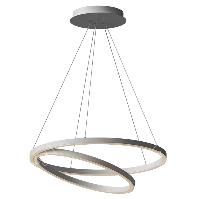 Lunedi Pendant: Elegant and Minimalistic Lighting 3D model image 2