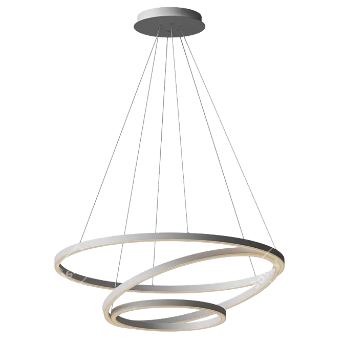 Lunedi Pendant: Elegant and Minimalistic Lighting 3D model image 3