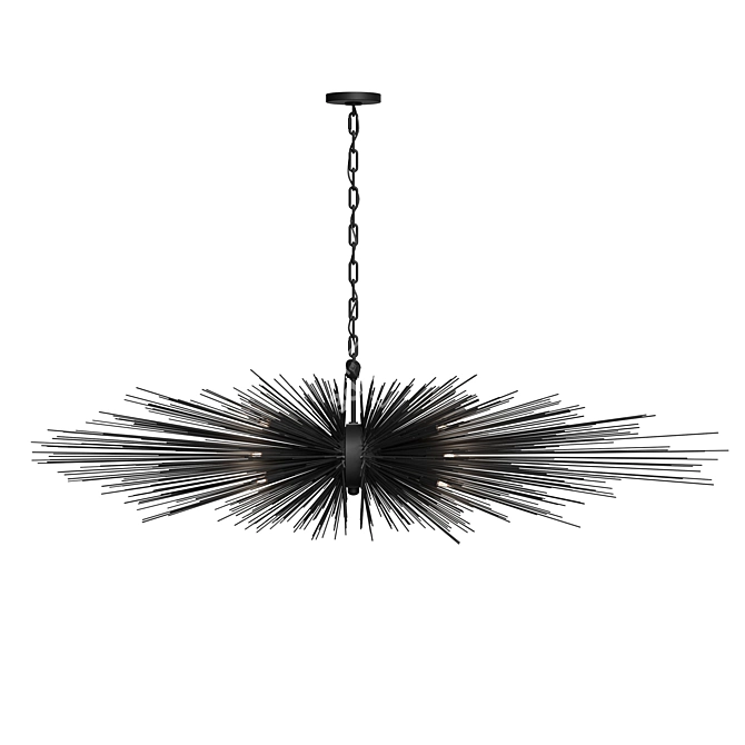 Kelly Wearstler Linear Strada Chandelier 3D model image 2