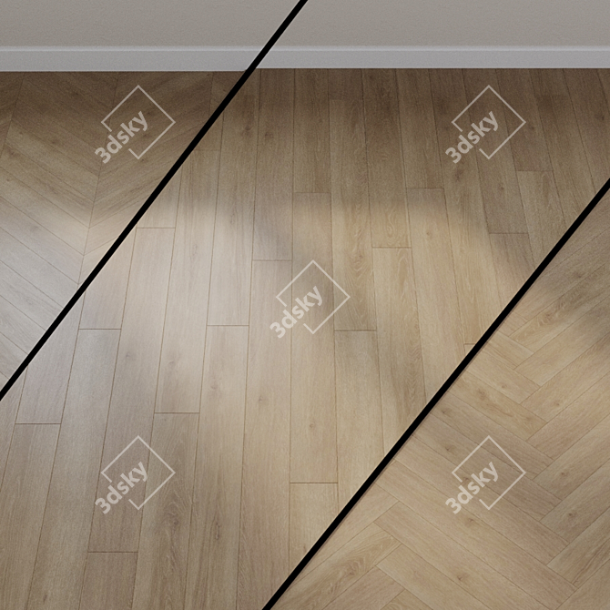 Haro Tritty 100: Veneto Oak Laminate 3D model image 1