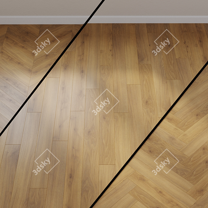 HARO TRITTY 100 Loft - Honey Emilia Oak 3D model image 1