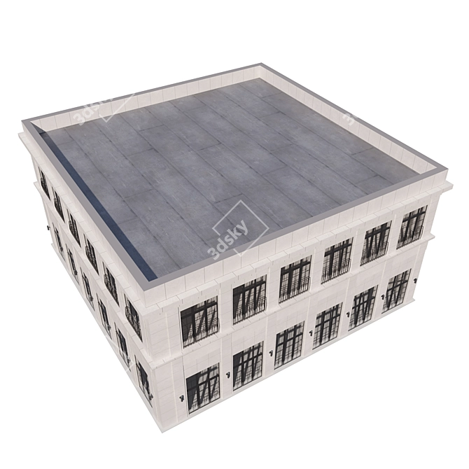 Modular Multi-Level Office Building 3D model image 3