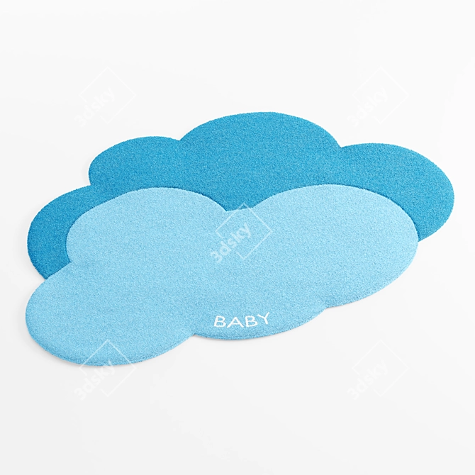 Dreamy Clouds Rug 3D model image 2