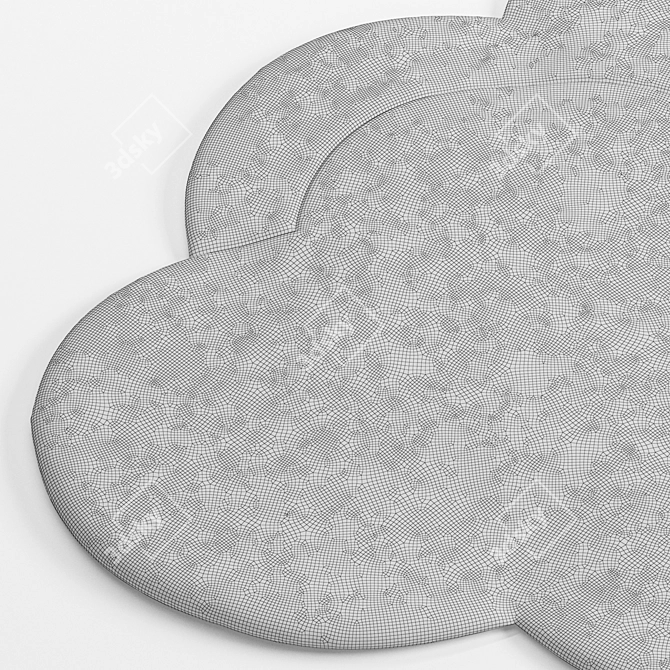 Dreamy Clouds Rug 3D model image 4