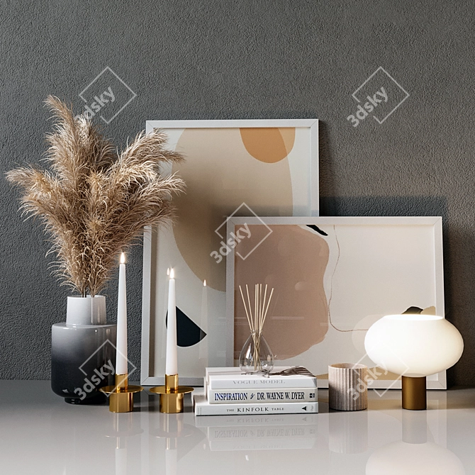 Luxury Decor Set - Elegant Home Accessories 3D model image 1