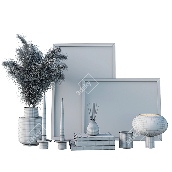 Luxury Decor Set - Elegant Home Accessories 3D model image 4