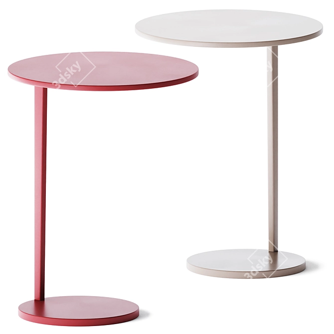  Stylish Cellular Side Table 3D model image 2