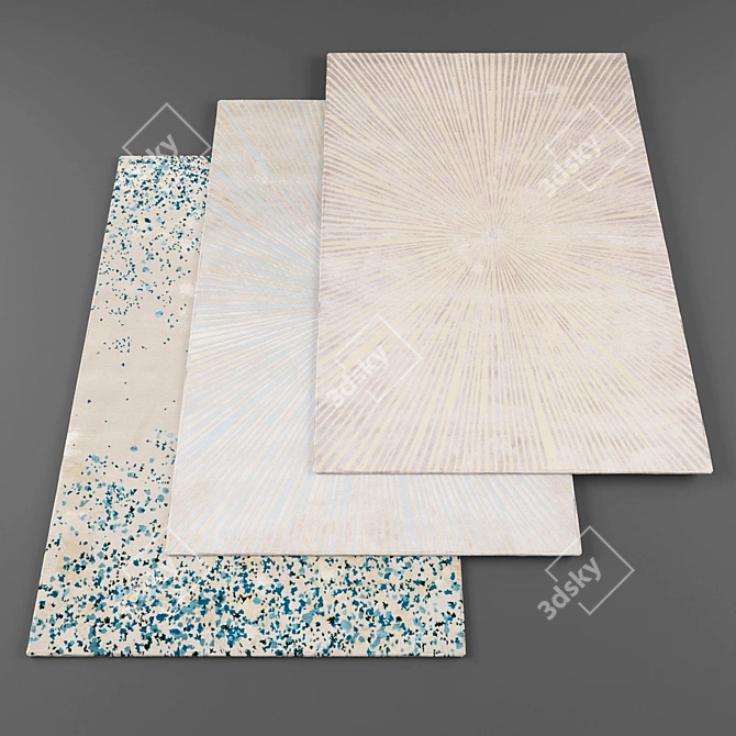 Luxury Collection of High Resolution Rugs 3D model image 1