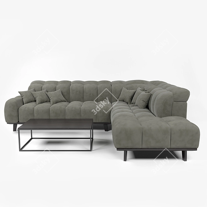 Ultimate Comfort Sofa 3D model image 1