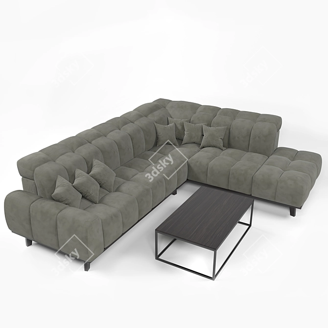 Ultimate Comfort Sofa 3D model image 4