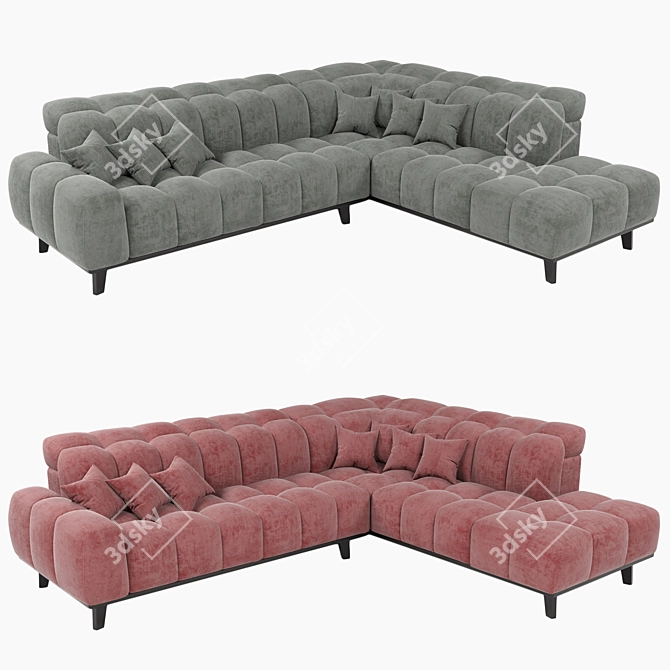 Ultimate Comfort Sofa 3D model image 7