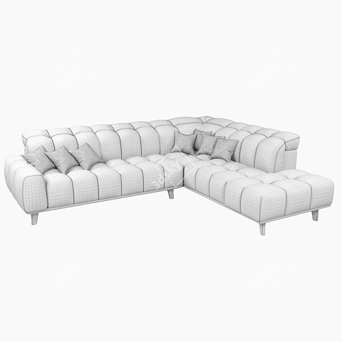 Ultimate Comfort Sofa 3D model image 10