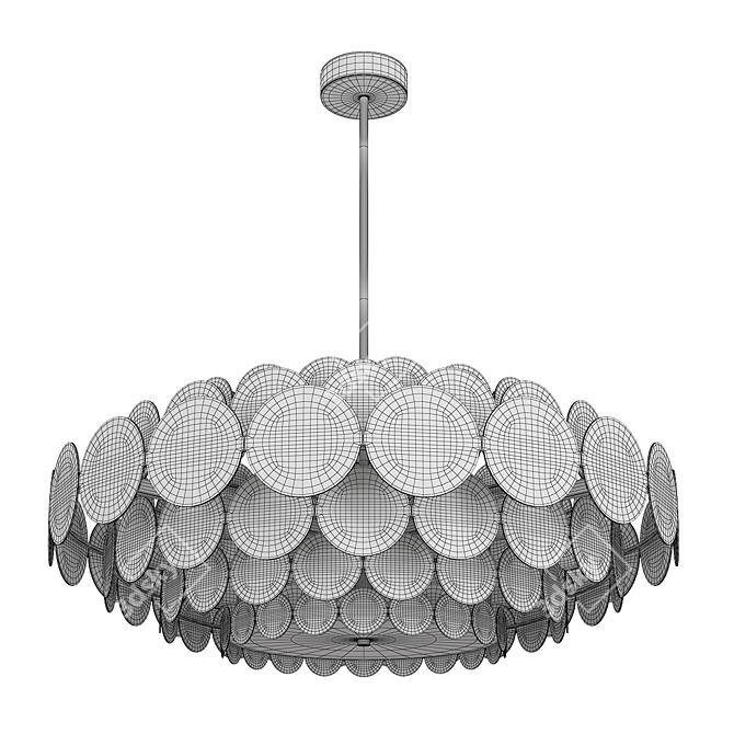 Sleek Asola Design Lamp 3D model image 2