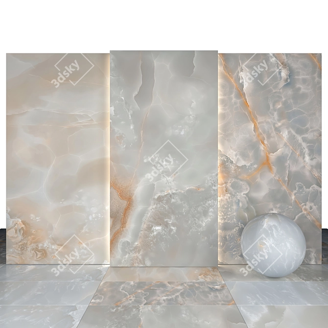 Fantasy Cloud Marble Texture Bundle 3D model image 1