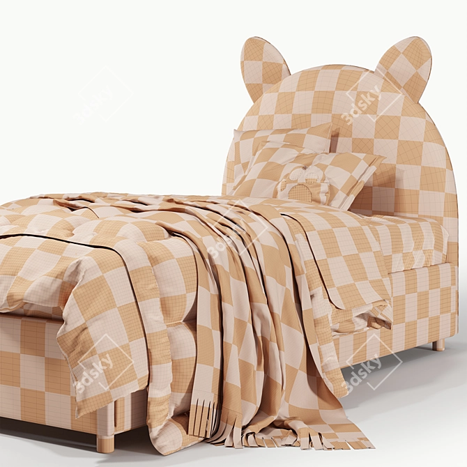 Cozy Cat Crib 3D model image 5