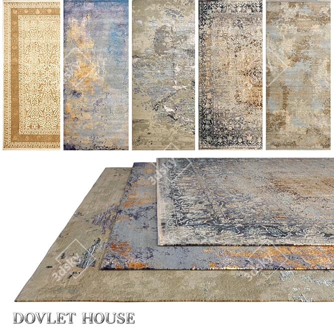 Carpets DOVLET HOUSE 5 pieces (part 680)

Title: Luxury Handcrafted Wool & Silk Carpets 3D model image 1