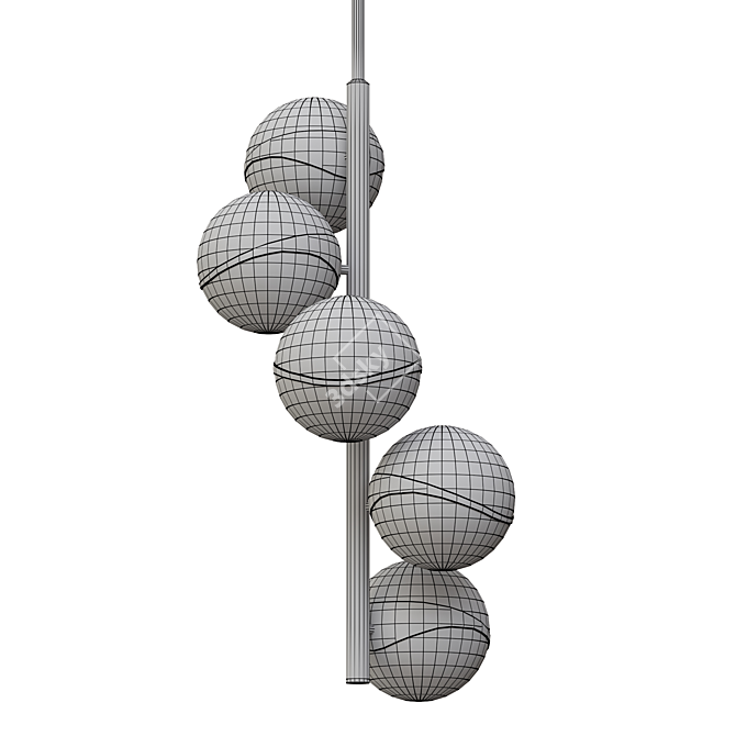 Kaira: Sleek and Stylish Designer Lamp 3D model image 2