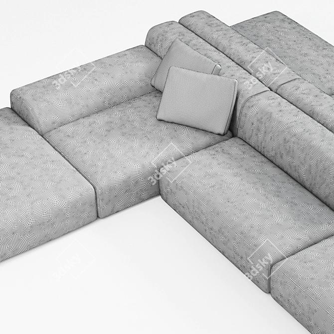 Paola Lenti All-Time Sofa Set 3D model image 1