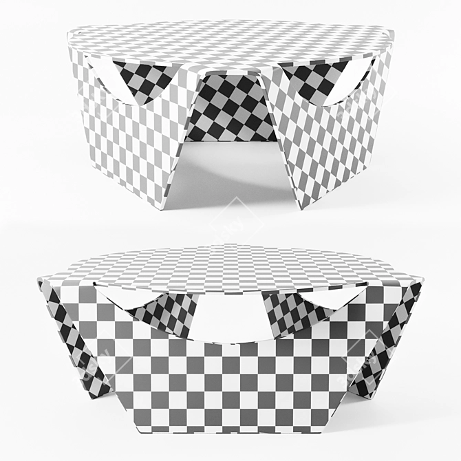 Striking Nanagona Coffee Table 3D model image 3