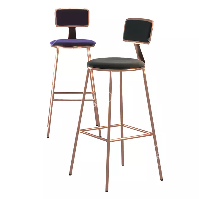 Nona Lorena Bar Stool 3D model image 4