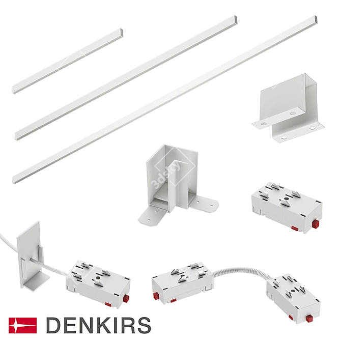 Denkirs Smart LED Lighting System 3D model image 3