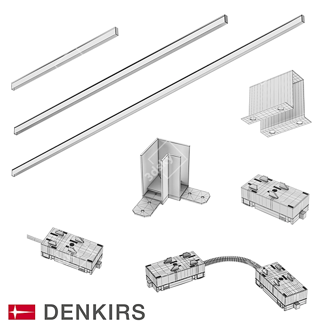 Denkirs Smart LED Lighting System 3D model image 5
