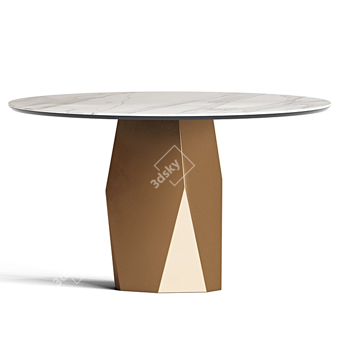 Modern Dining Set 100 3D model image 3