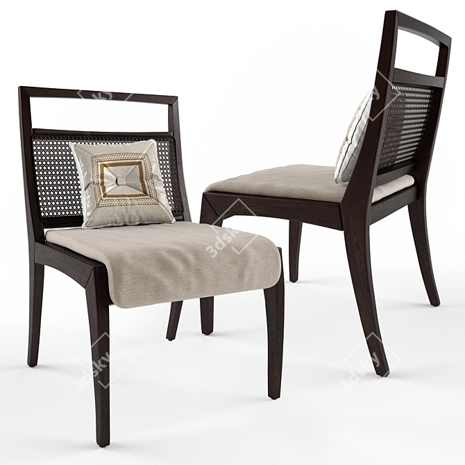 Sotto Dining Chair - Modern and Elegant 3D model image 2