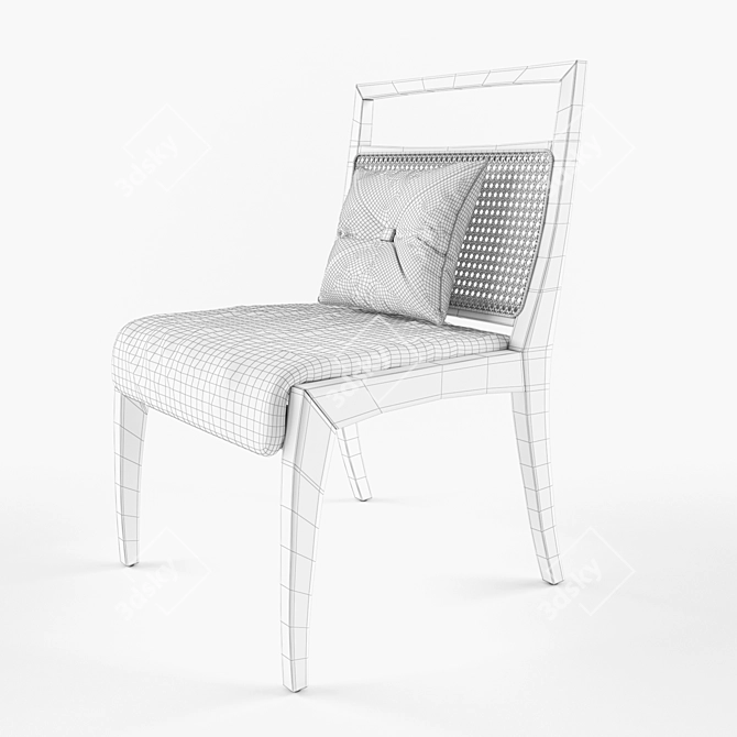 Sotto Dining Chair - Modern and Elegant 3D model image 3