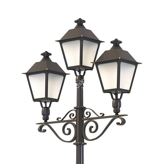 Brighton Street Lamp 3D model image 5