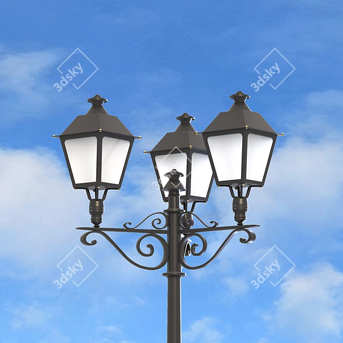 Brighton Street Lamp 3D model image 10