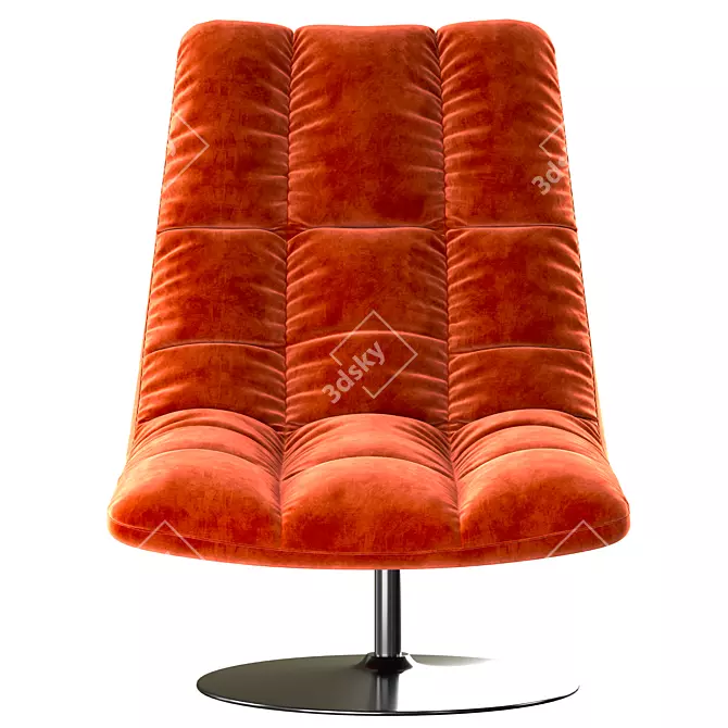 ModernBarLoungeChair 3D model image 1