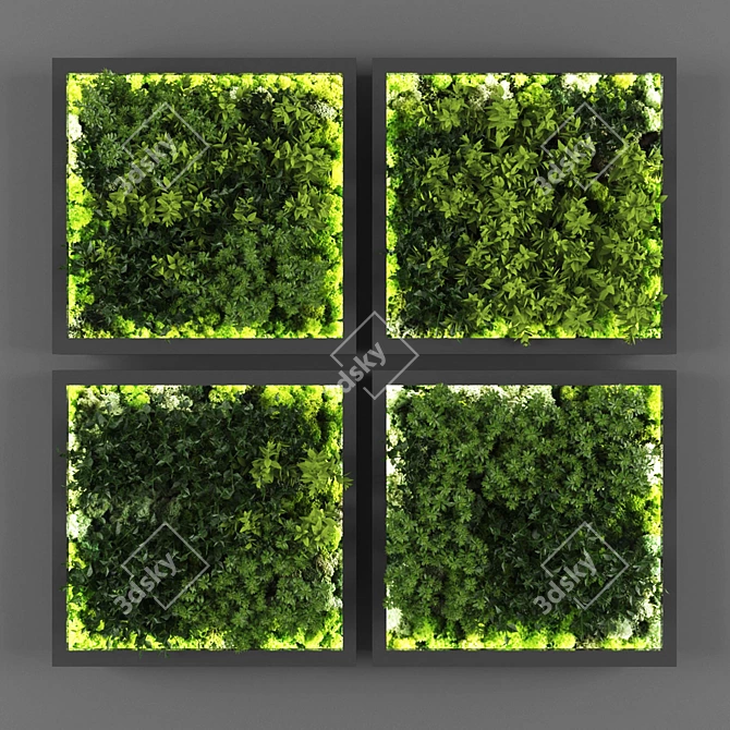 Elevated Greenery: 140 Verdant Layers 3D model image 1