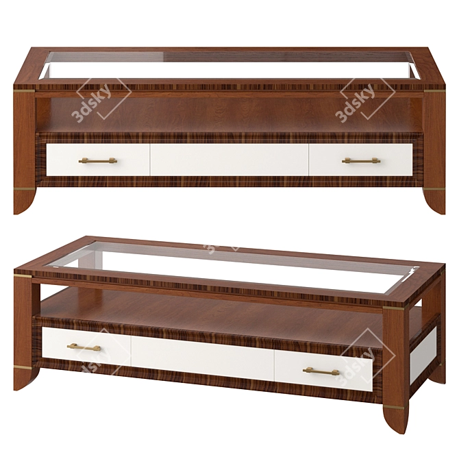 Modern Solomando Coffee Table 3D model image 1